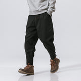 Men's mouth buckle casual pants - Minihomy