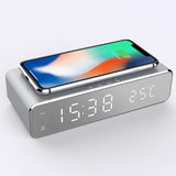 Wireless charging multifunctional alarm clock