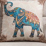 Elephant pillow cushion cover - Minihomy