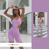 Sports Dance Jumpsuit Seamless Yoga Bodysuit Jumpsuit Gym