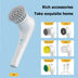 Cordless Electric Handheld Dishwashing Brush & Scrubber Set - 5 Heads, USB Charging - Minihomy