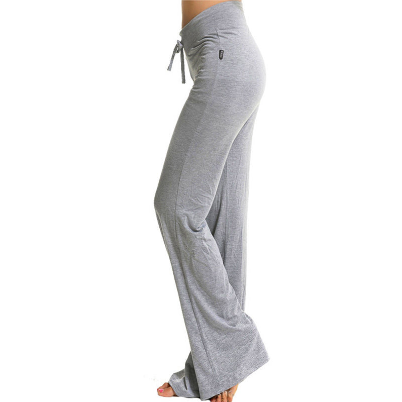 Wide Leg Flowy Female Trousers Yoga pants