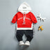 Boys' suit letter print hood - Minihomy