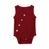 Newborn Baby Solid Bodysuit Kids Clothes Boys Girl Jumpsuit - Minihomy