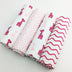 4Pcs Cotton Receiving Blanket Swaddle Baby Bedsheet Newborn - Minihomy