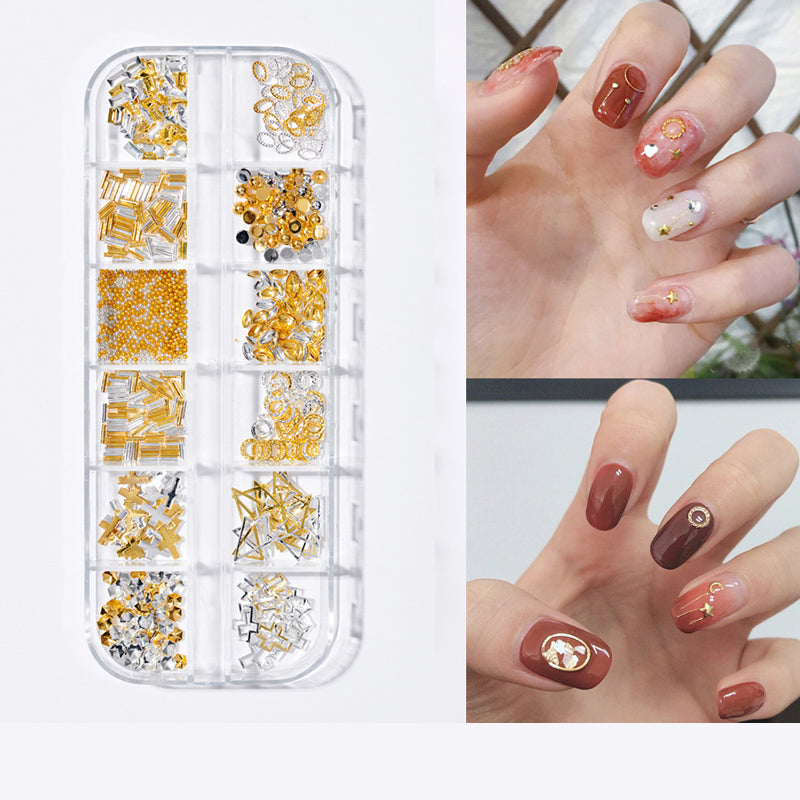 Pearl Butterfly Nail Patch Nail Art Jewelry Set - Minihomy