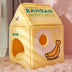 Foldable Cute Pet Cat Bed House With Cushion Milk Box Cat - Minihomy