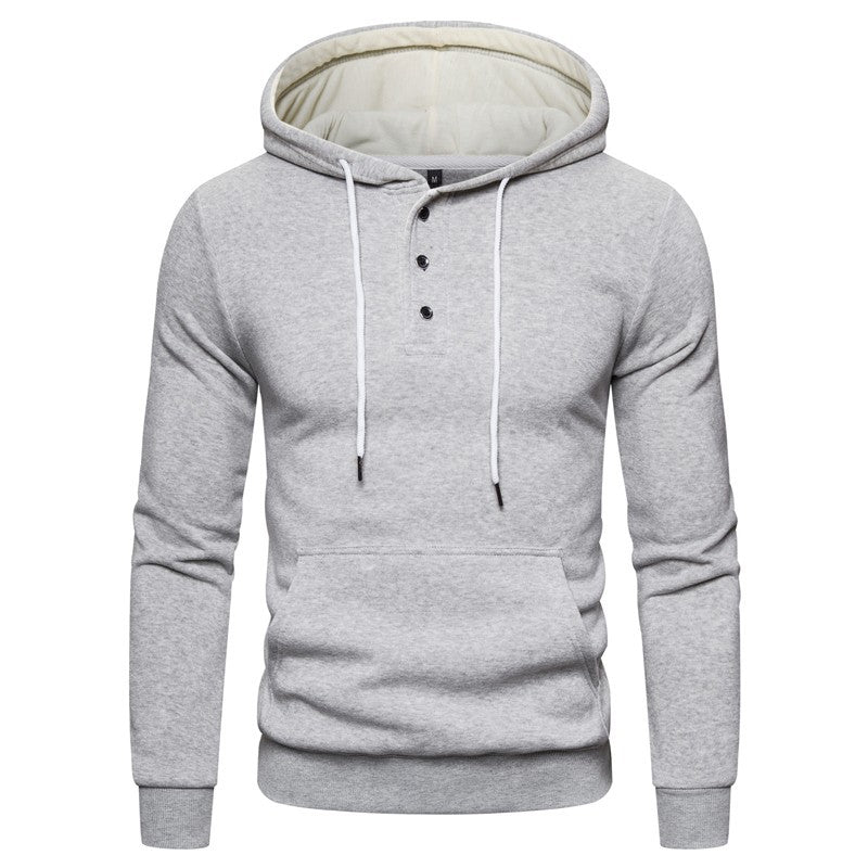 Autumn Winter Cotton Hoodied Mens Sweatshirts - Minihomy