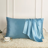 Silk Pillowcase Pure Color  Silk Single Plain Color Pillow