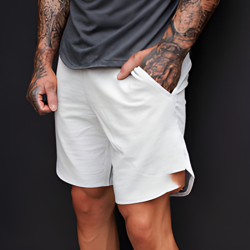 Men Fitness Gyms Loose Shorts Bodybuilding Joggers Summer Quick Dry Cool Short - Minihomy