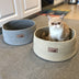 Cat Litter Small Dog Kennel Round Cat Bed - Minihomy