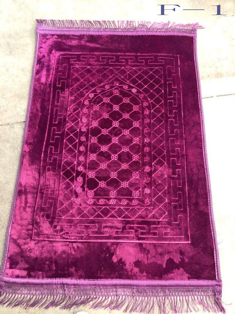 Flannel Worship Blanket Prayer Blanket Muslim Carpet - Minihomy