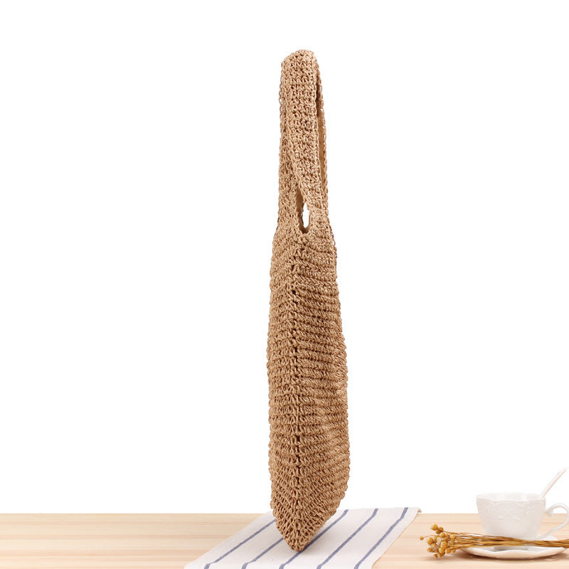 Leisure One Shoulder Straw Woven Bag - Minihomy