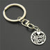 1PC Super Mom Key Chain Round Key Ring Diy Mothers Day Gift - Minihomy