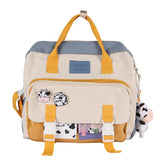 Girl Student Backpack Girl Korean Version Chic Wild Backpack Student Dual-use Schoolbag - Minihomy