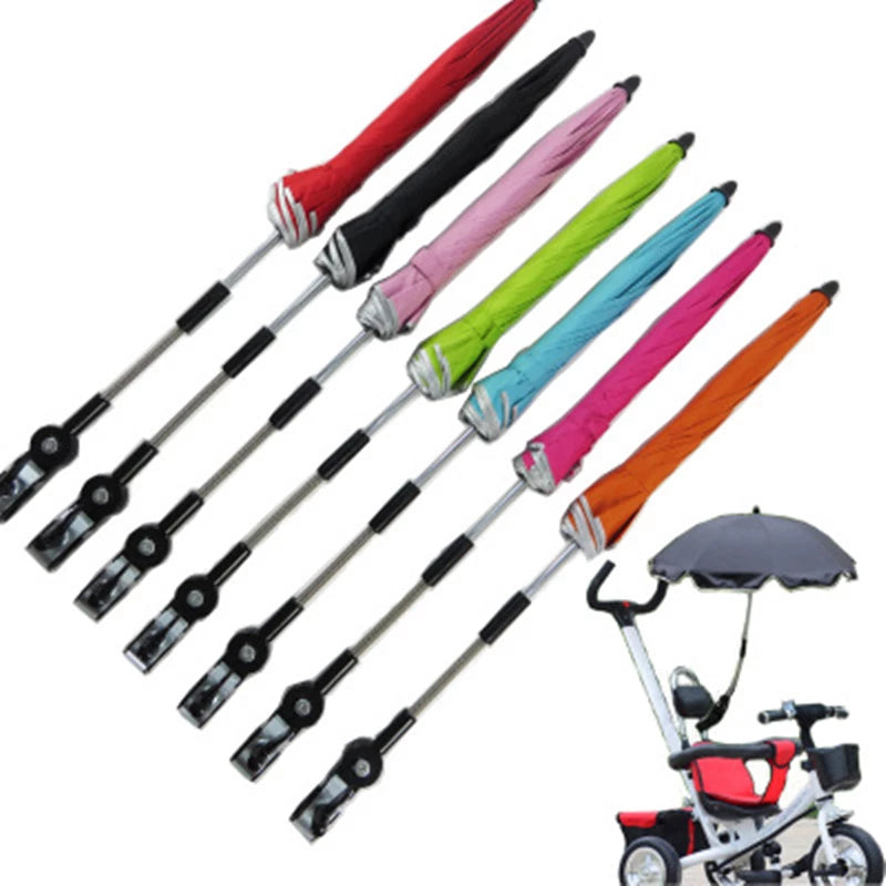 360° Adjustable Stroller Umbrella: Protect Your Little One in Style - Minihomy