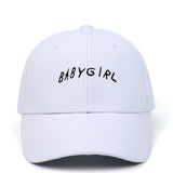 BABYGIRL Letter Embroidered Baseball Cap Outdoor Sports Sun Visor - Minihomy