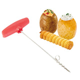 Potato Tower Chip Slicer Spiral Machine Spiral Slicer Tornado Twister Manual Cutter Tool Easy To Clean Kitchen Gadgets