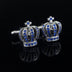 Classic Diamond Crown Shape Cufflinks - French Cufflinks - Minihomy