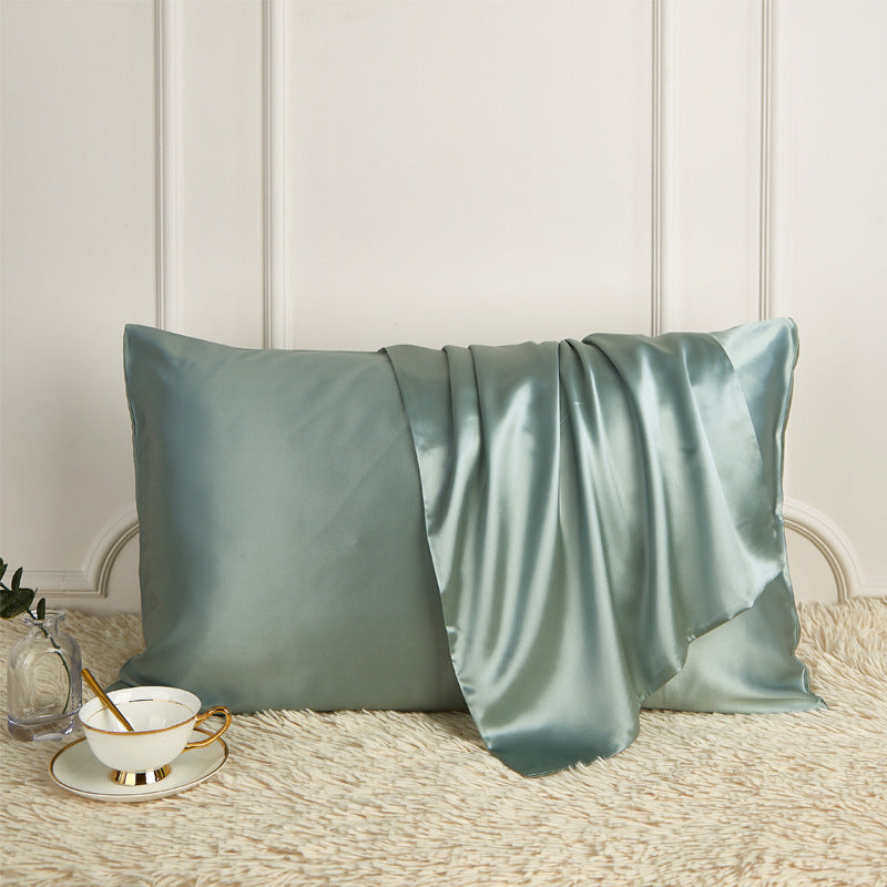 Silk Pillowcase Pure Color  Silk Single Plain Color Pillow