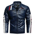 Men's PU Leather Clothing Tide Motorcycle Jacket Washed Plus Cotton Jacket - Minihomy