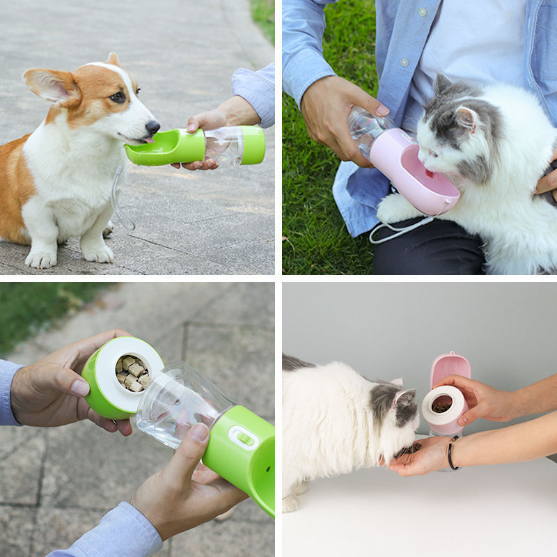 Pet Bottle Walking The Dog Out Kettle Dog Waterer - Minihomy