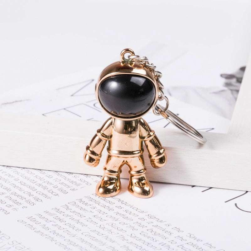 Hip Hop Fashion Cross Spaceman Necklace Keychain - Minihomy