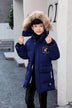 Children's Hooded Cotton Coat With Fur Collar And Cotton Quilted Jacket - Minihomy