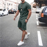 Short Sleeve Shorts Two-Piece Sports And Leisure