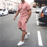 Short Sleeve Shorts Two-Piece Sports And Leisure