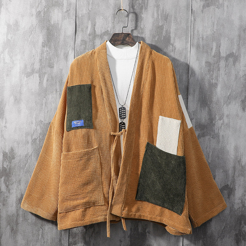 Corduroy Shirt Coat For Men - Minihomy