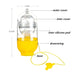 Eggs Mixing Maker Manual Blender - Egg Stirring Golden Eggs Puller Utensils Shaker Multi-cutter - Household Slicer Kitchen Gadget - Minihomy