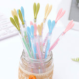 Cute Cartoon Small Fresh Luminous Rabbit Long Ears Signature Pen with Dust Plug Gel Pen - Minihomy