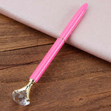 Metal Ballpoint Pen Student Gift Diamond Ballpoint Pen Creative Crystal Advertising Pen - Minihomy