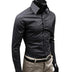 Business Shirt Candy Color Men's Casual Long-Sleeved Shirt - Minihomy