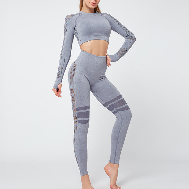 Crop Top Seamless Yoga sets - Minihomy