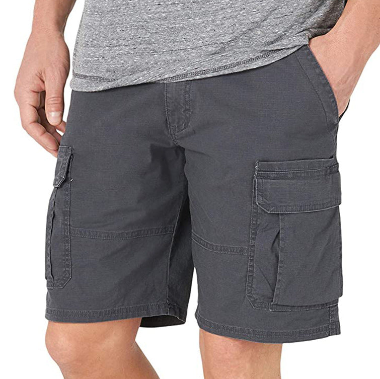 Men's Pocket Casual Workwear Five Points Pants - Minihomy