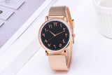 Creative Quartz Watches Couple Watches Digital Mesh Band Watches - Minihomy