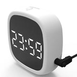 Voice Control Mirror Table Clock Home Decoration Snooze Desk Alarm Clock LED Digital Electronic Clocks Luminous Table Decor