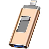 Four-in-one Small Push-pull Metal USB Drive - Minihomy