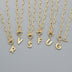 Letter Necklace Real Gold Plated Trend Hip Hop Necklace - Minihomy