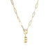 Letter Necklace Real Gold Plated Trend Hip Hop Necklace - Minihomy