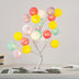 Creative Cotton Ball Tree Lamp - Battery and USB Table Lamp with Adjustable Branches - Minihomy