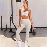 Sport Crop Top T-ShirtShorts Leggings Push Up Fitness Workout Gym Suit