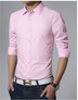 Business Shirt Candy Color Men's Casual Long-Sleeved Shirt - Minihomy