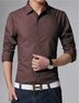 Business Shirt Candy Color Men's Casual Long-Sleeved Shirt - Minihomy