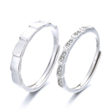 Sterling Silver Couple Rings For Men And Women