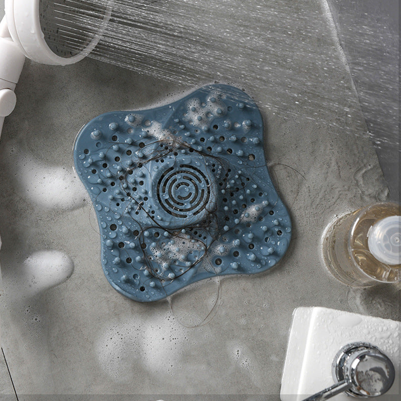 Suction Cup Drain Hair Catcher - Anti-Blocking Sink & Toilet Filter