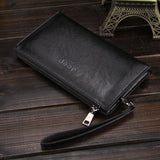 Fashion Business Men's Long Zipper Handbag - Minihomy