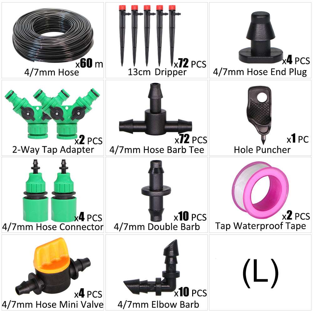 50M Automatic Garden Irrigation System Kit Timer - Minihomy